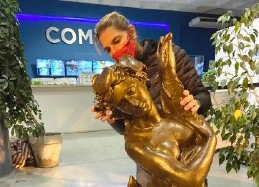 Desde el municipio afirman que la escultura “Sirena” ya fue recuperada