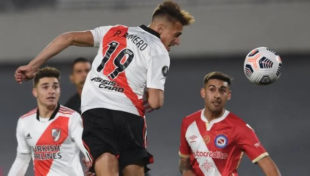 River y Argentinos igualaron 1 a 1 en el Monumental por la Copa Libertadores