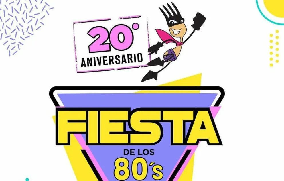SuperTenedores cumple 20 años y lo celebra con su “Fiesta de los ´80”