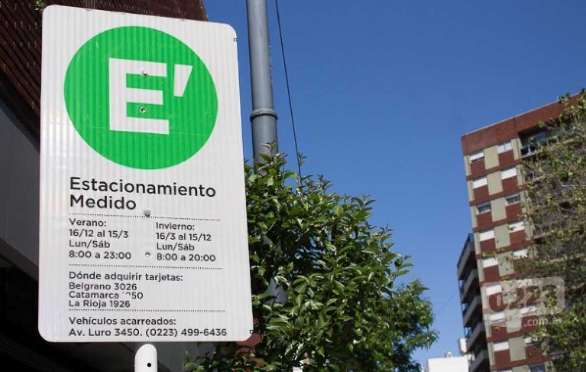 Anunciaron cambios en el horario del estacionamiento medido en Mar del Plata  | Infobrisas | Noticias de Mar del Plata y la zona