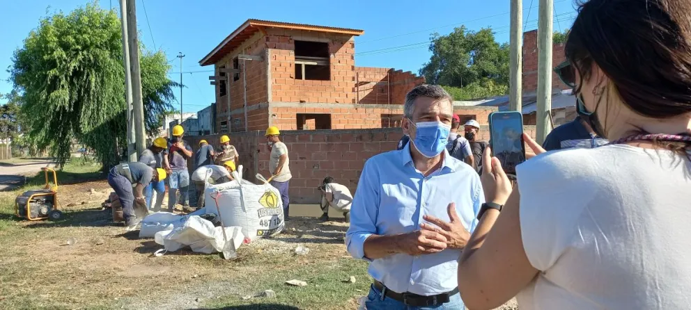 Zabaleta inauguró obras en barrio Las Heras: "Hay un Estado presente que viene a trabajar"