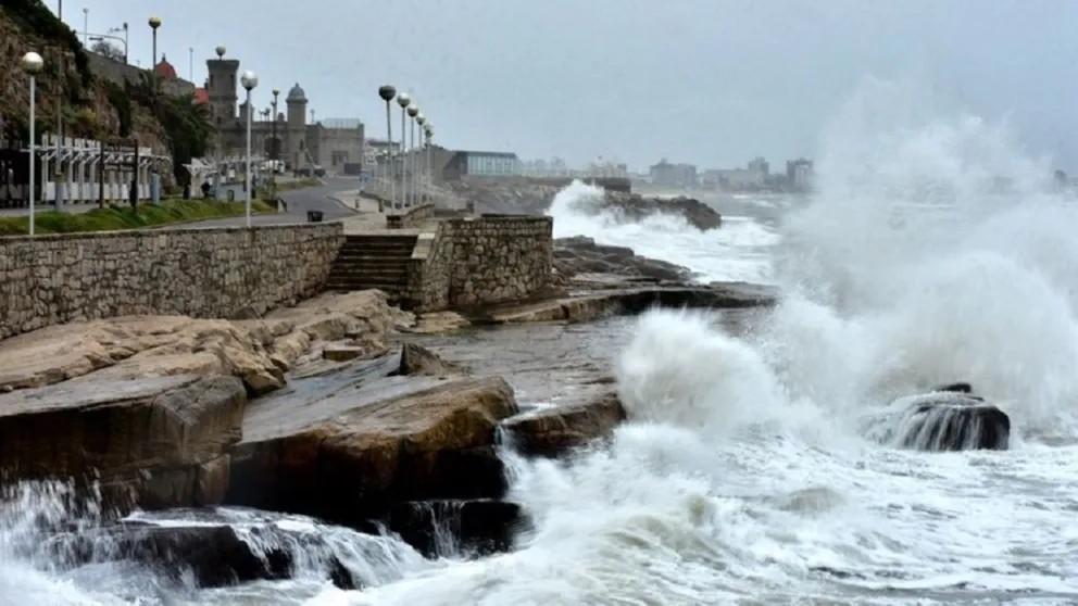 Emiten alerta por fuertes vientos para Mar del Plata
