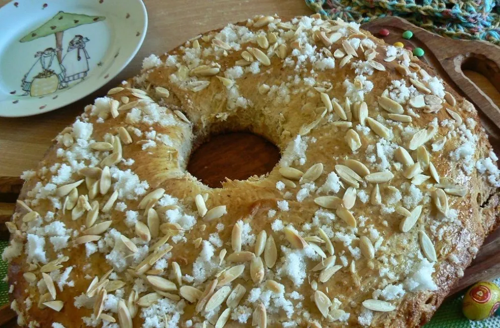 Roscas de almendras tostadas