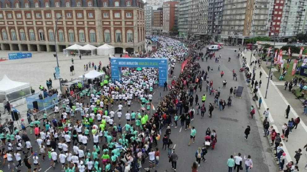 Este domingo habrá cortes de tránsito desde temprano por el Maratón de Mar del Plata