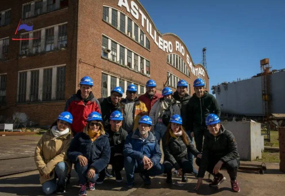 Visita a los Astilleros Río Santiago de estudiantes marplatenses