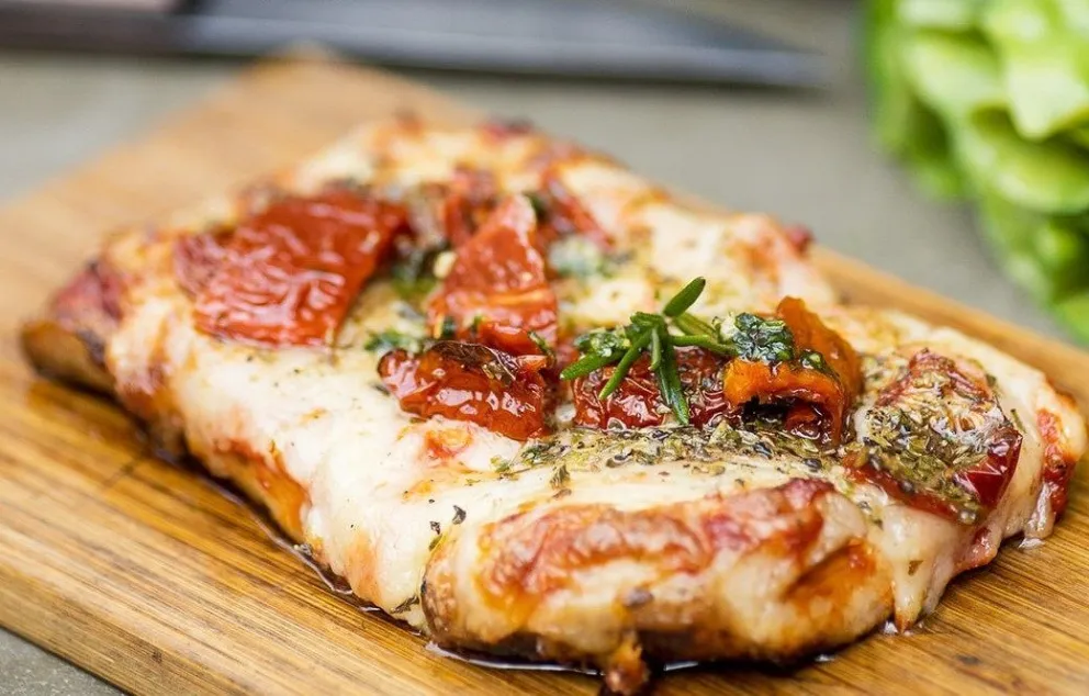 Matambre de cerdo a la pizza