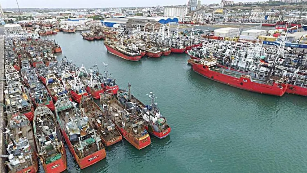 La flota fresquera está parada desde el domingo por demoras en paritarias y exenciones en Ganancias