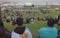 El Fan Fest de Argentina-México en Las Toscas se vivió con clima de cancha