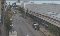 Video: así fue el tremendo choque y vuelco en San Juan y San Martín