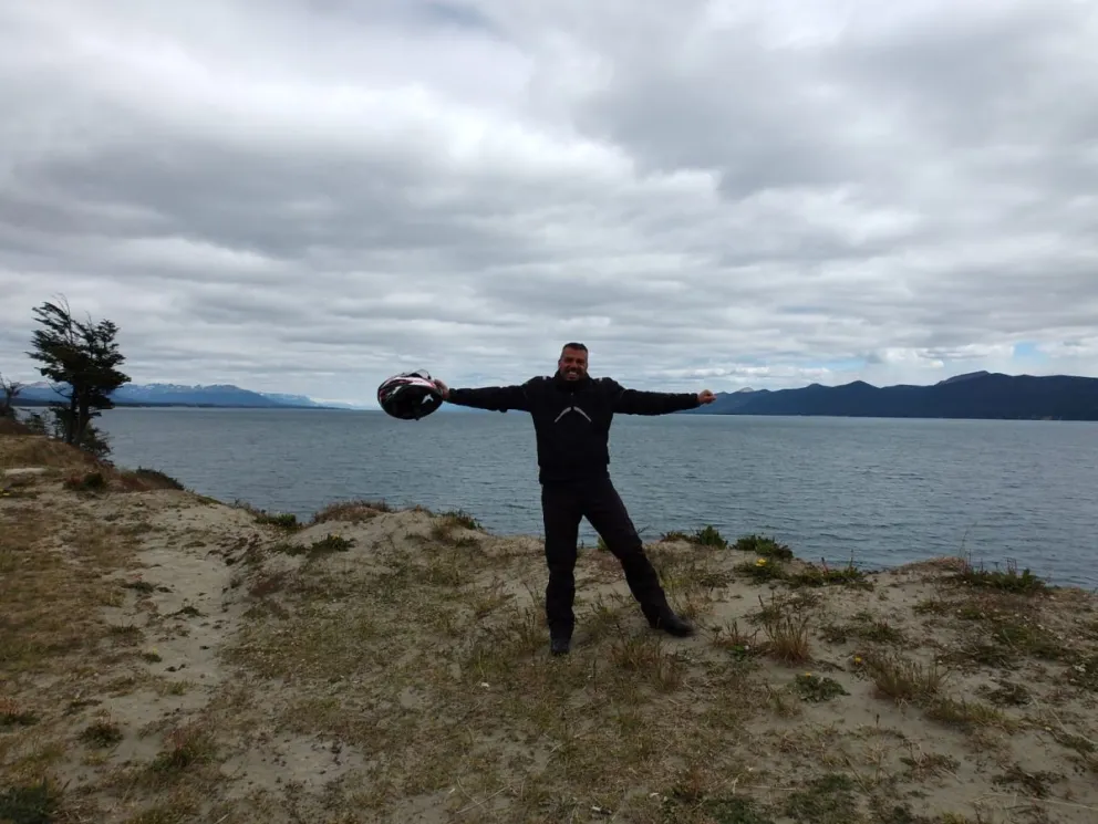 Sueño cumplido: conocé la historia del marplatense que viajó en moto hasta Ushuaia