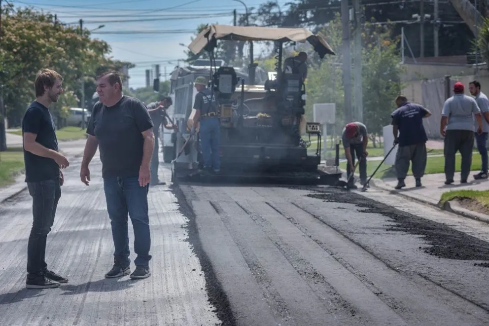 Repavimentación en Colinas de Peralta Ramos