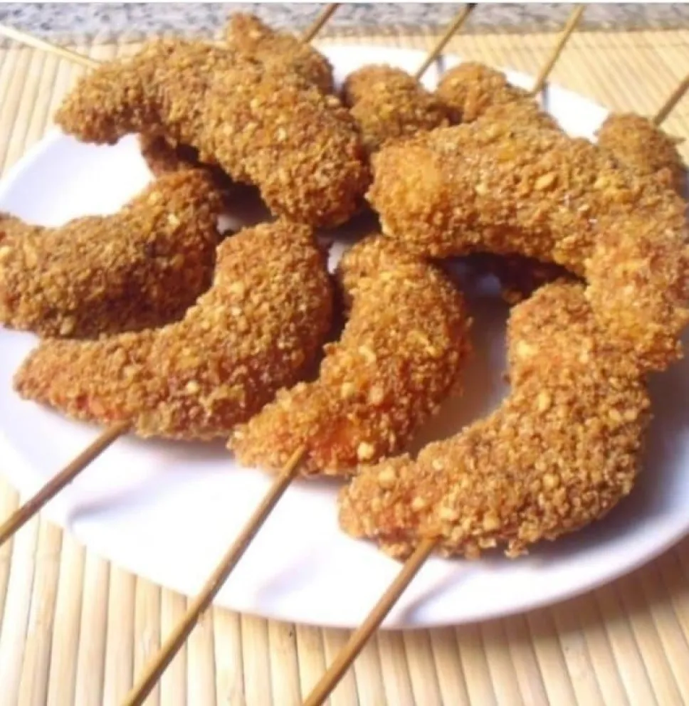 Langostinos empanados