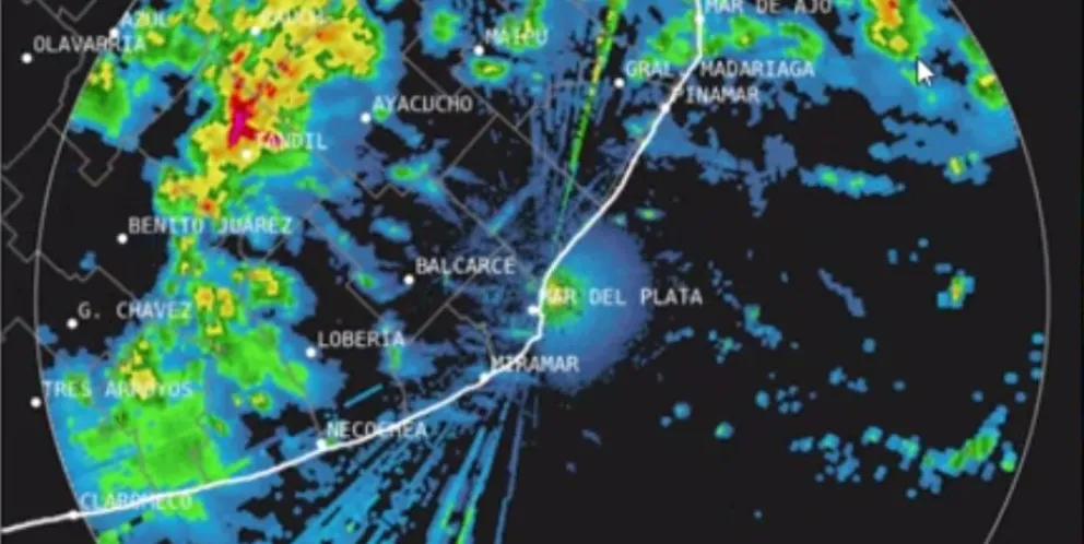 Video: Pedro Mazza explicó el proceso de mal tiempo en Mar del Plata y anticipó cuándo termina