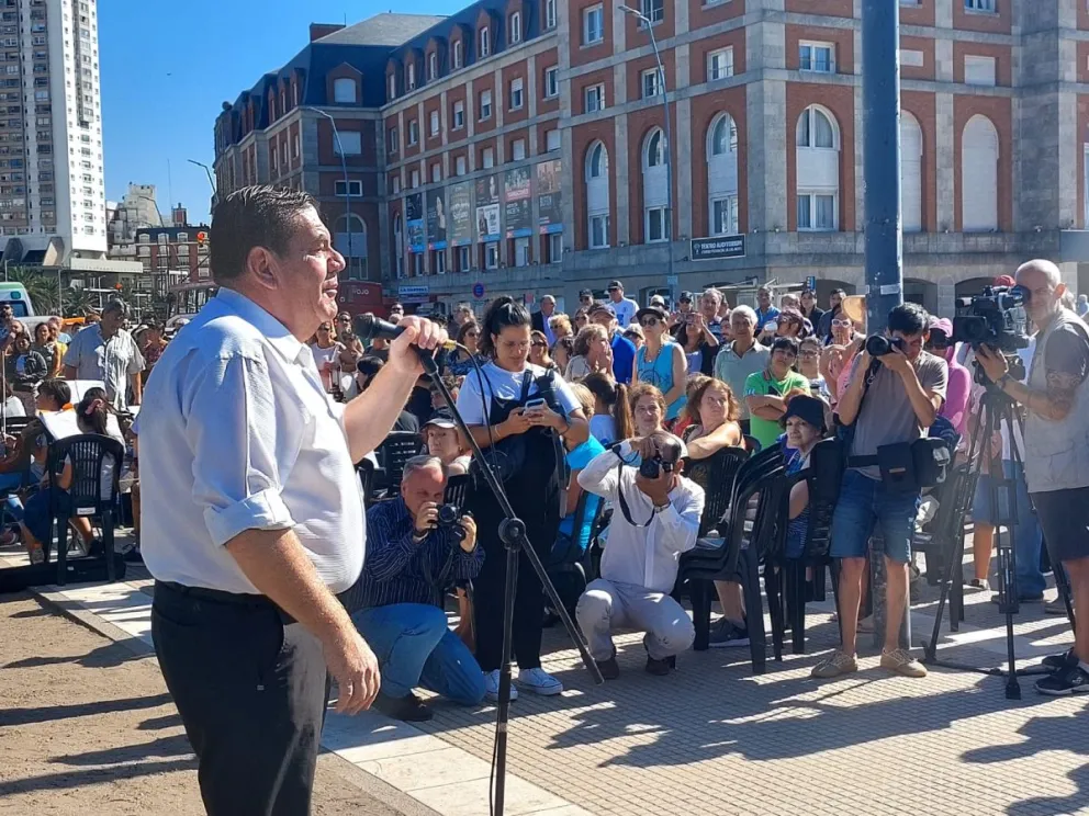 Montenegro pidió trabajar juntos por los 150 años de Mar del Plata pese a que “nadie sabe quién va a ser el intendente”