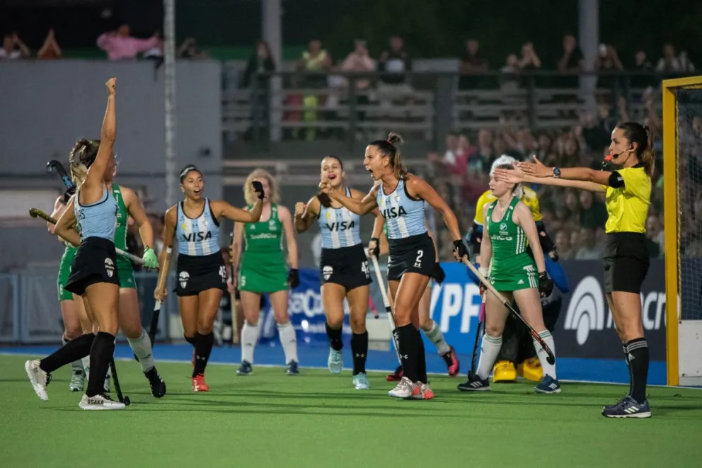 Las Leonas vencieron a Irlanda en el primer amistoso en Mar del Plata