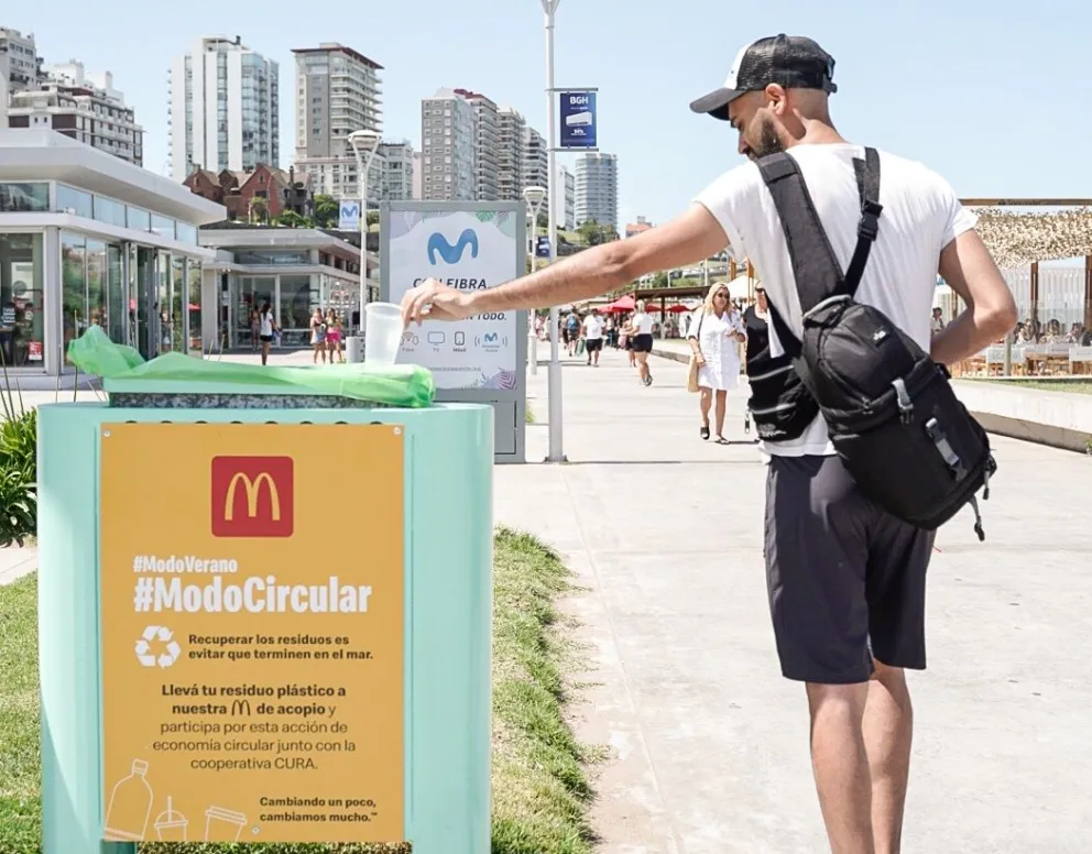 Con su acción de sustentabilidad McDonald’s recuperó más de 1.600 kilos de plástico de las playas 
