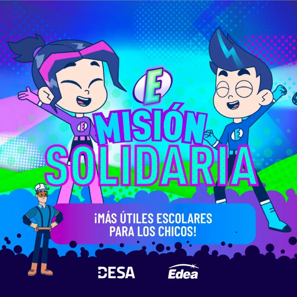 EDEA inició una campaña para juntar útiles escolares y libros de cuento