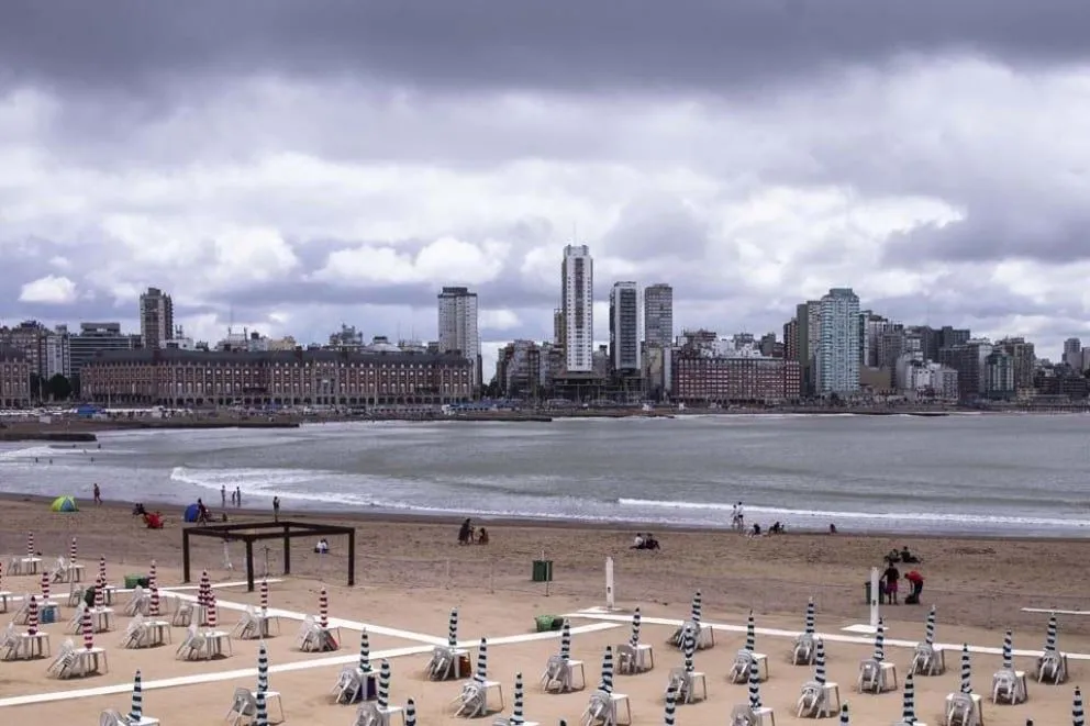 El SMN emitió un alerta meteorológico para Mar del Plata por tormentas