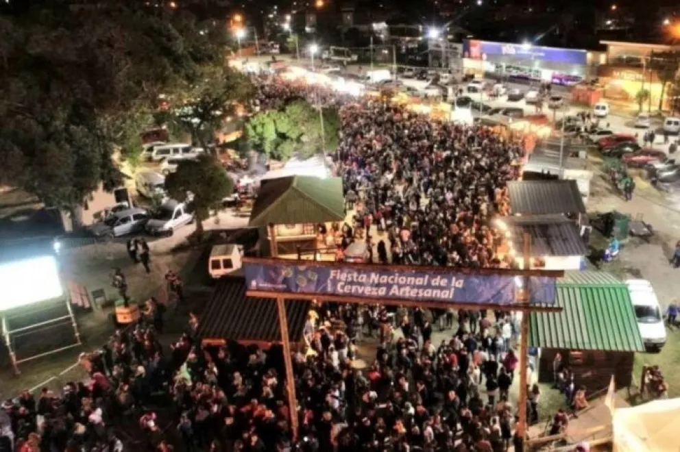 Brisas presente en el comienzo de la Fiesta Nacional de la Cerveza Artesanal en Santa Clara del Mar