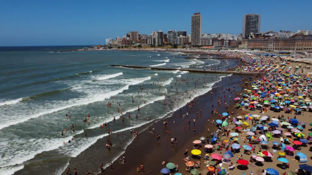 Mar del Plata vive una jornada sofocante, con una térmica que superó los 41 grados