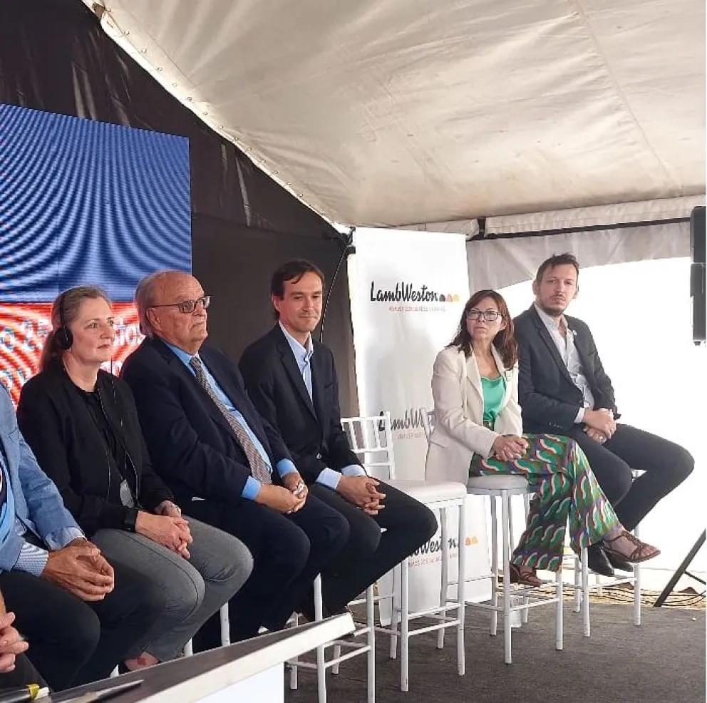 CEO de Lamb Weston: “Vamos a fabricar 100 mil toneladas de papa prefrita congelada en Mar del Plata”