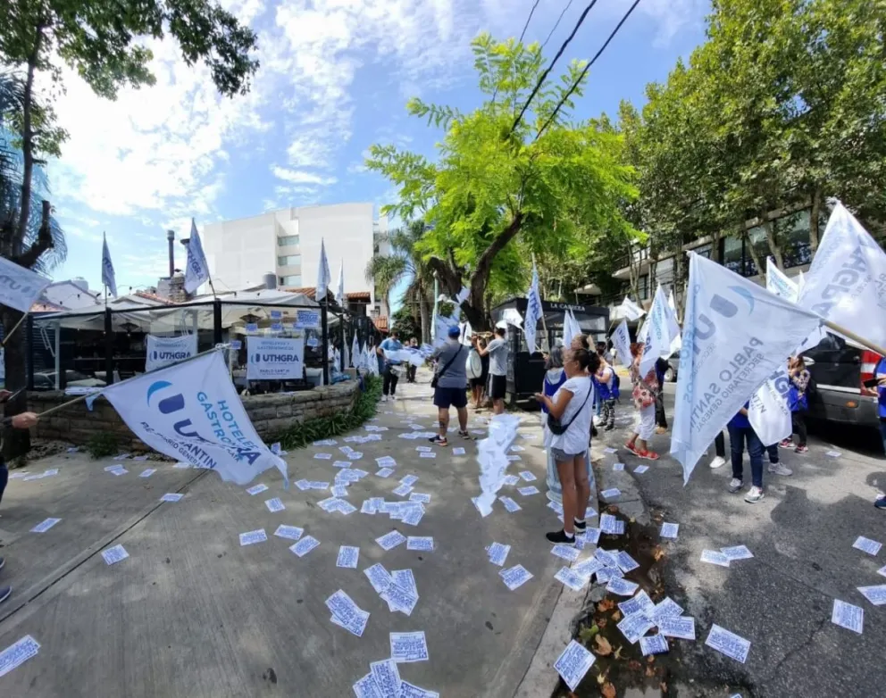 Manifestación UTHGRA