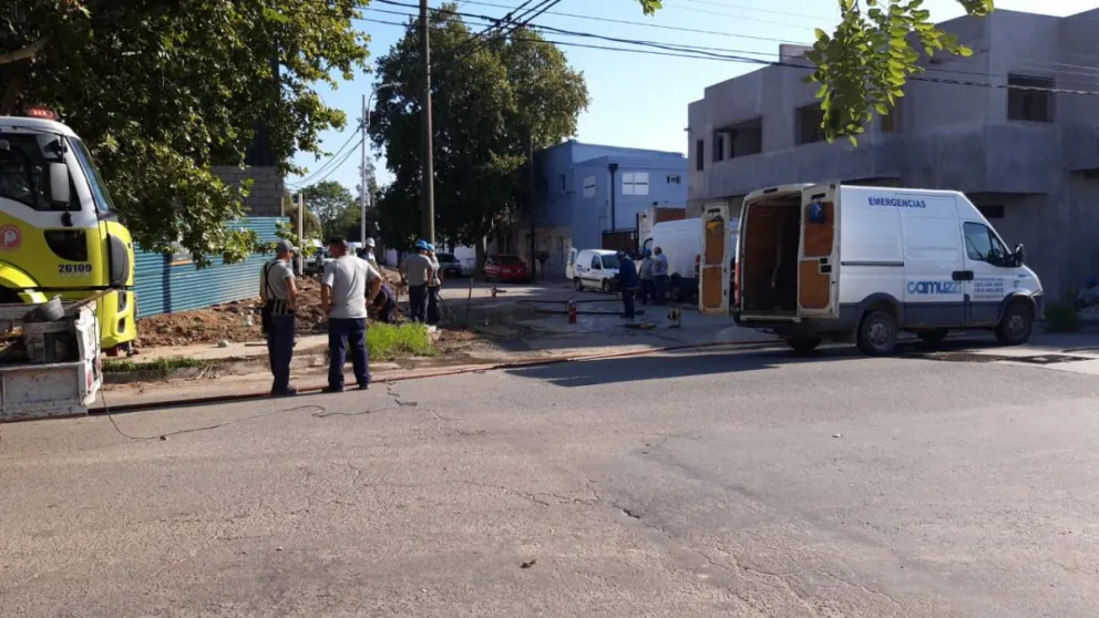 Pérdida de gas en Estación Norte