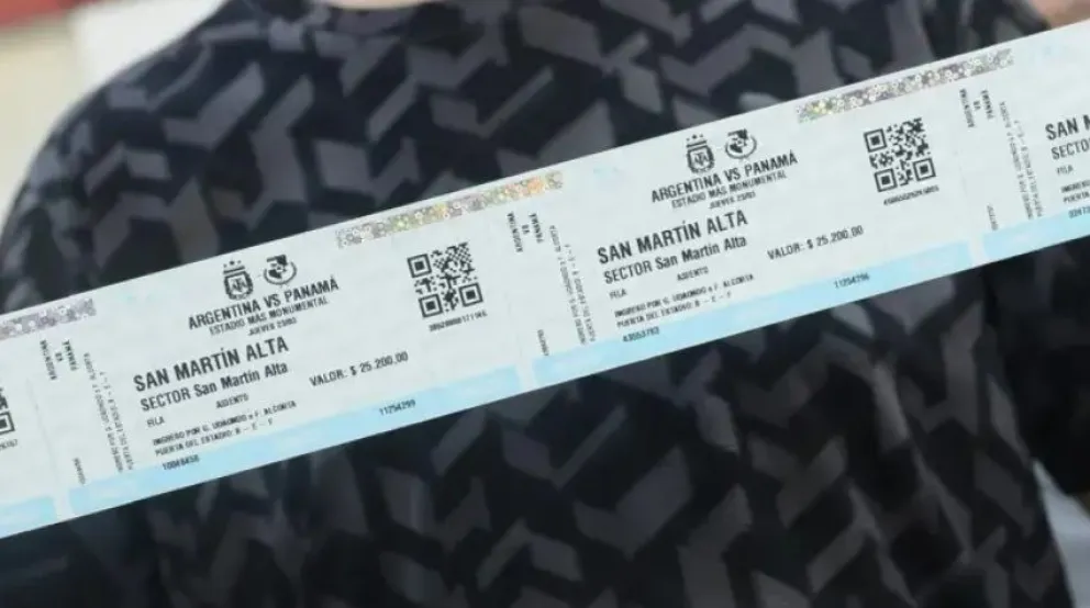 Incautaron entradas de reventa para Argentina-Panamá