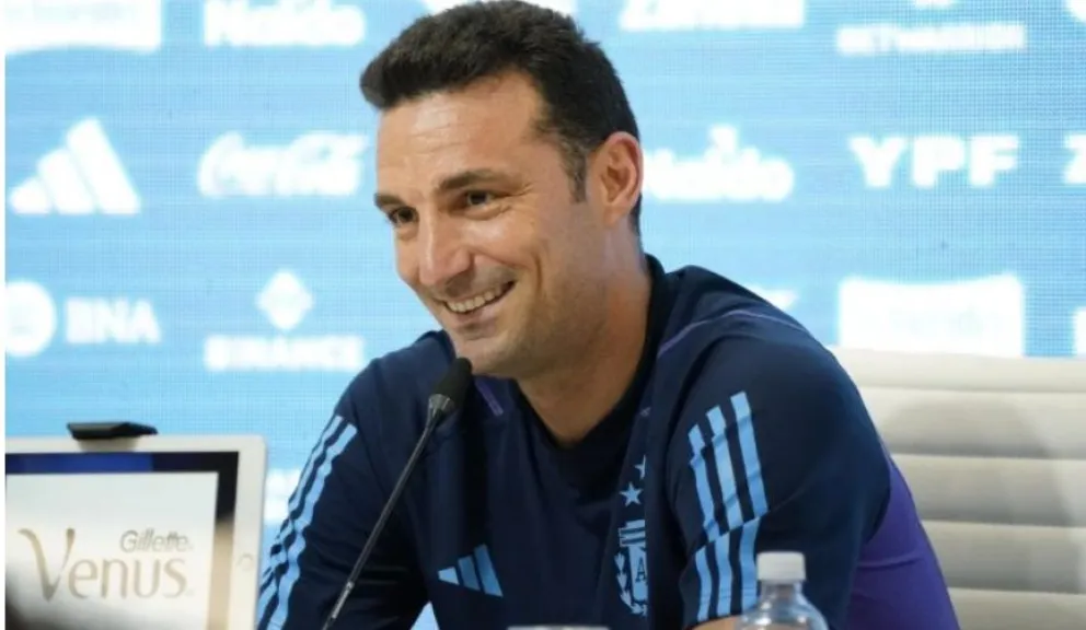 Scaloni: "Nos ven como héroes y eso es una alegría enorme"