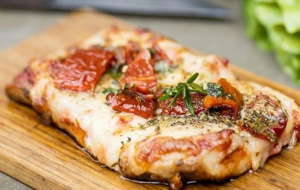 Matambre de cerdo a la pizza