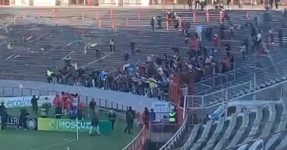 Incidentes luego del partido de Aldosivi con Chacarita