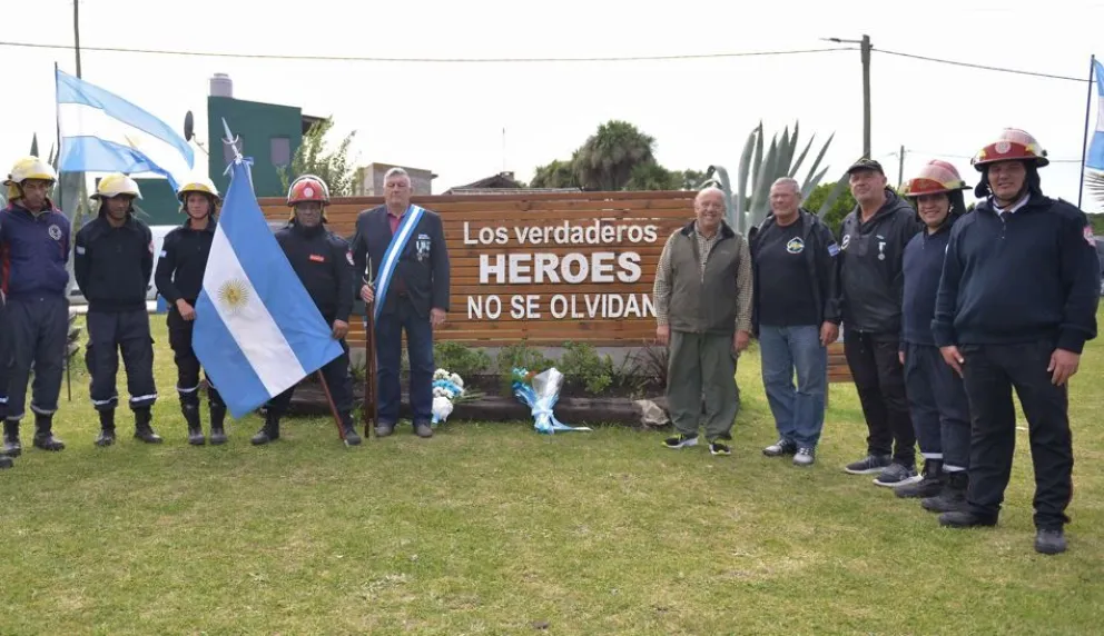  Paredi pidió brindar "honor y gratitud a quienes lucharon por Malvinas"