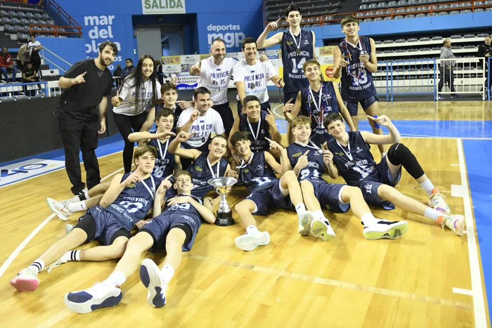 Provincia de Buenos Aires se quedó con el título en el Argentino de básquet U15