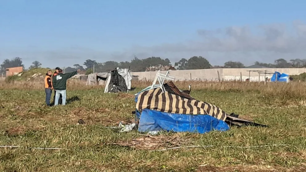 Sin violencia se cumple el desalojo del predio del barrio Las Heras
