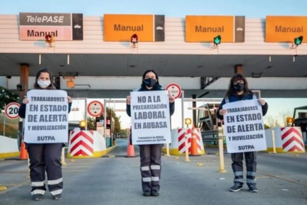 Paro del gremio de peajes