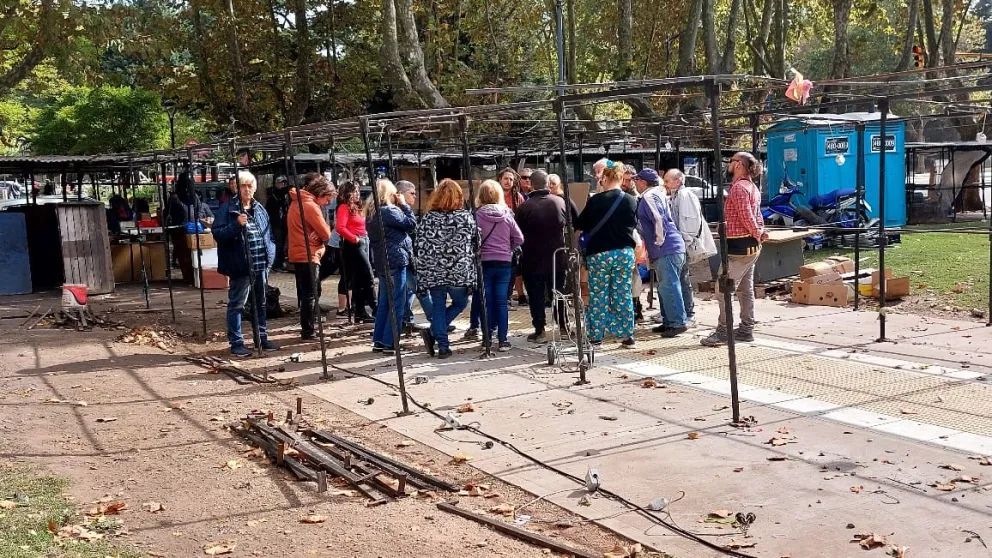 Feria plaza San Martín