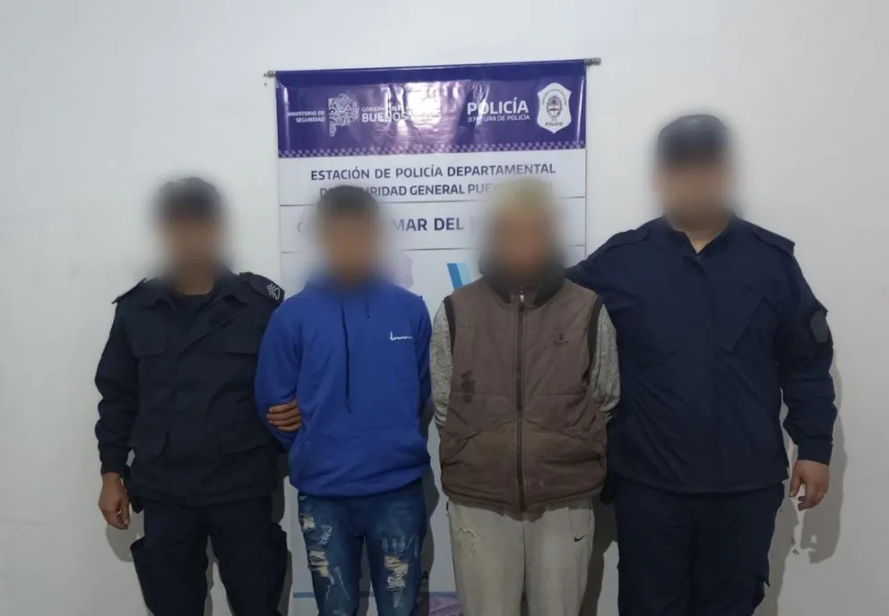 Detienen a delincuentes que intentaron robar un kiosco y se escondieron en un deck