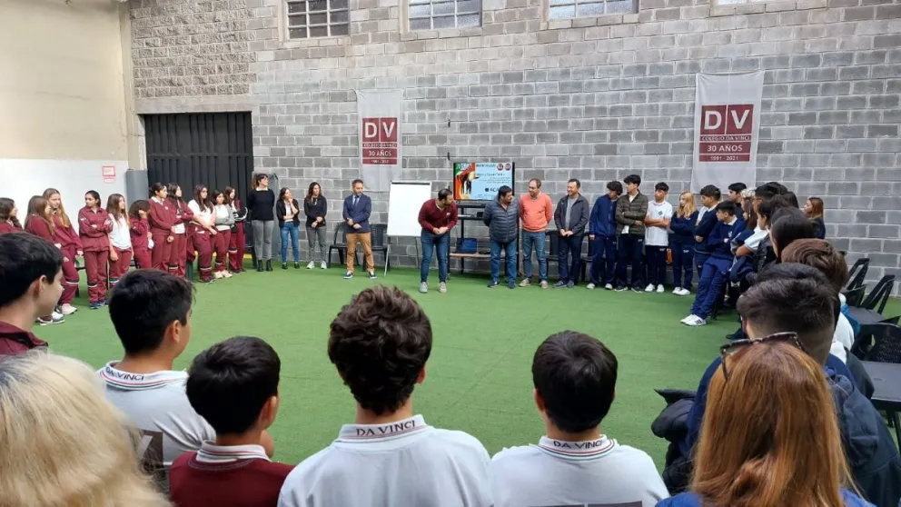Encuentro de colegios para realzar la italianidad desde el deporte y la cultura