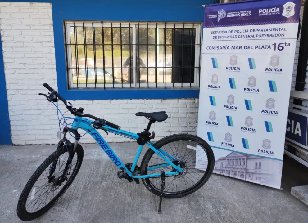 Preso por limpio: robó una bicicleta y se puso a lavarla en la vía pública