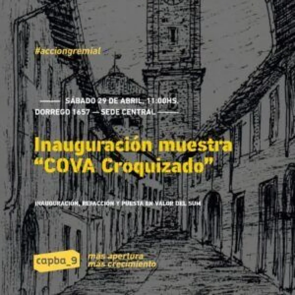 Inauguran muestra de croquis inéditos del Arquitecto Cova