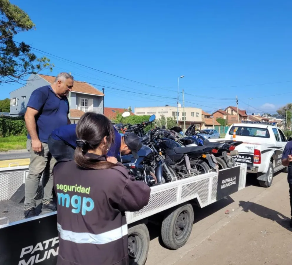Secuestraron decenas de motos en operativos contra picadas en la vía pública