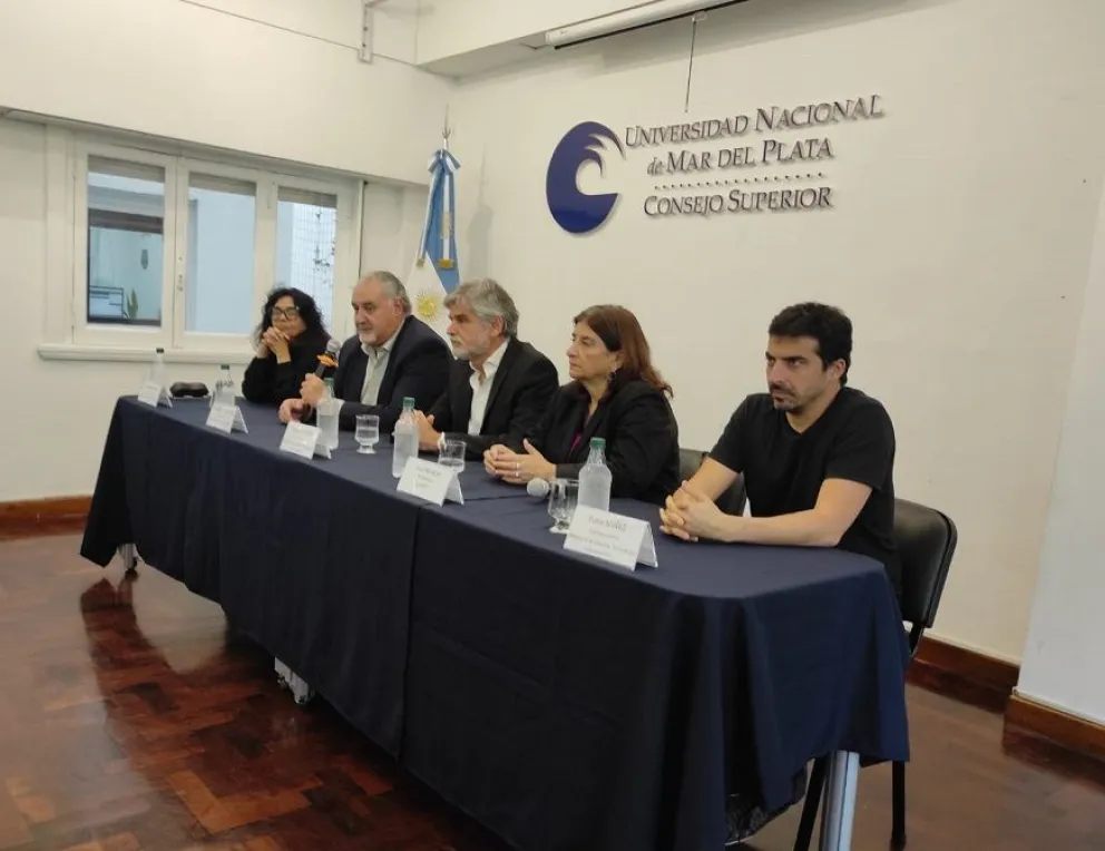 Filmus visitó la Universidad Nacional de Mar del Plata