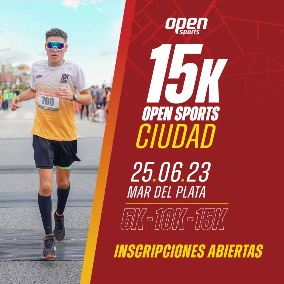 Open Sports presenta una nueva carrera: los 15k Ciudad