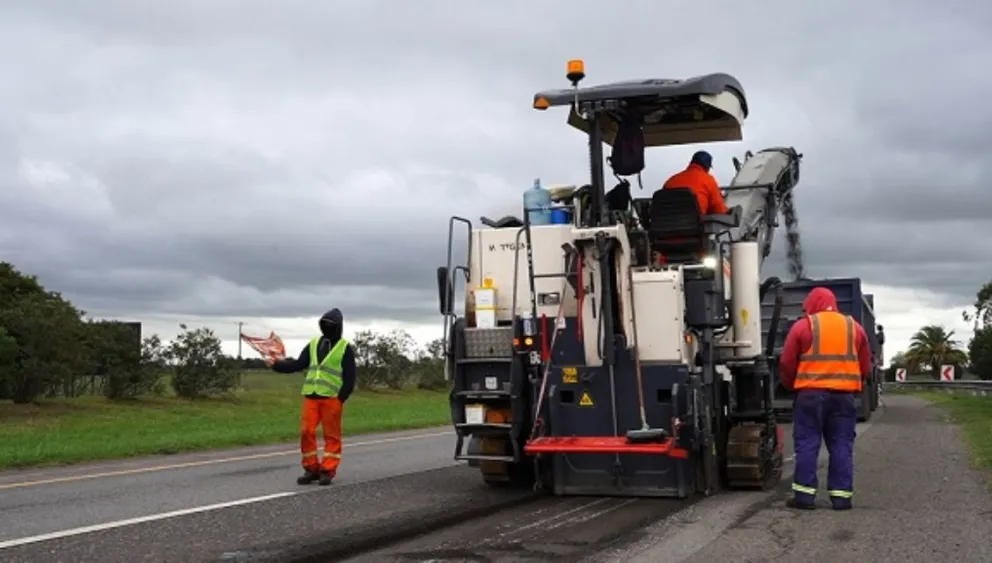 Desde Provincia ponderaron los avances en la repavimentación de la Ruta 2
