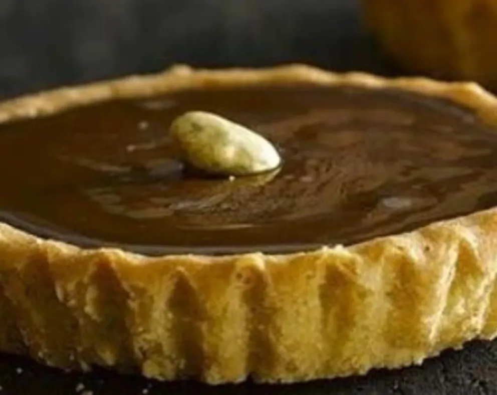 Tarta Crocante de caramelo y maní