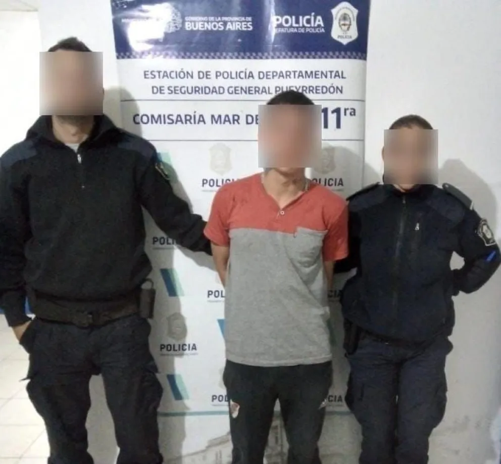 Detienen a joven de 21 años que le pegó un cabezazo y una trompada a una mujer policía