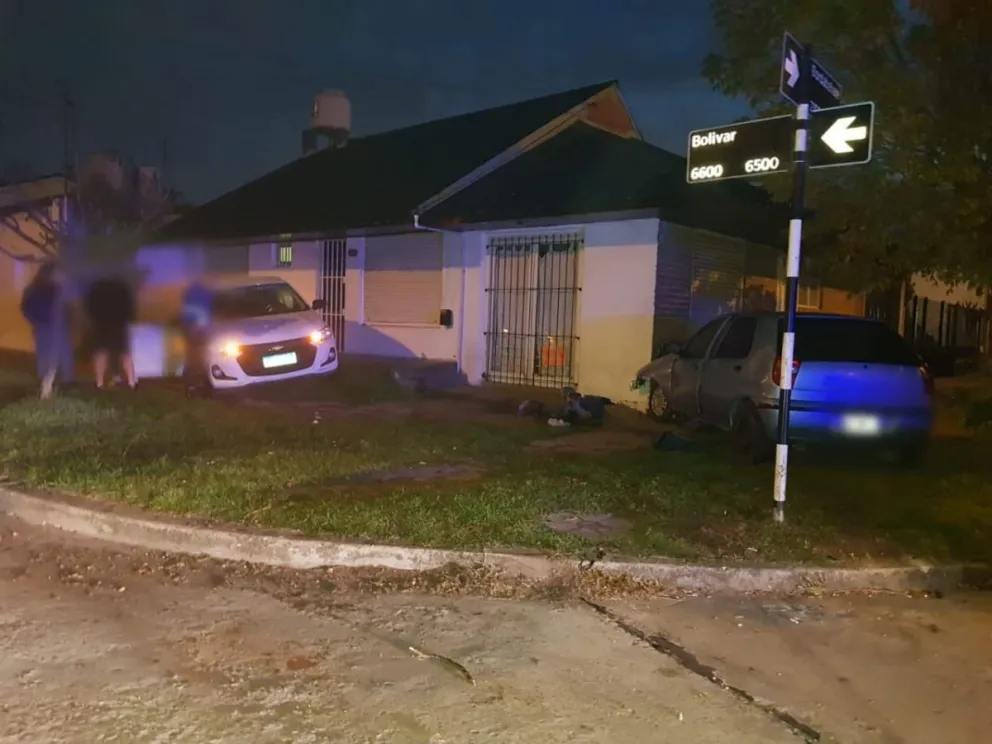 Chocaron, se subieron a la vereda y uno de los conductores invitó a pelear a la Policía