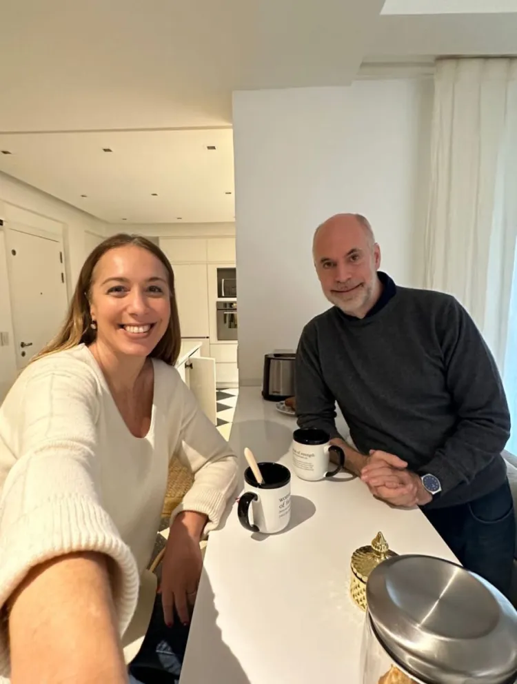 Larreta mantuvo un encuentro con Vidal y Lousteau