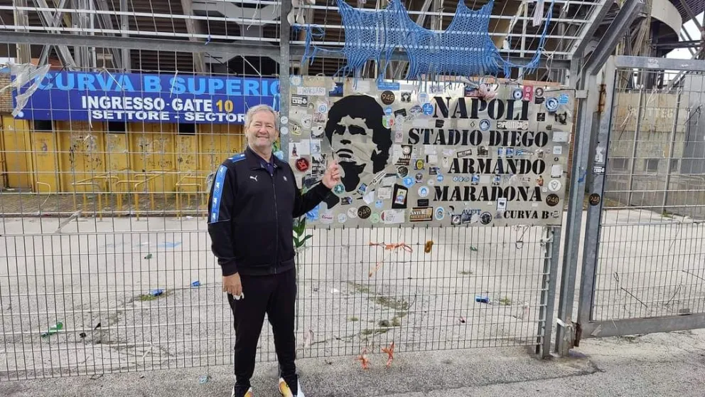 Las vivencias de un argentino en Nápoles: "Nos tratan como a familiares de Maradona"