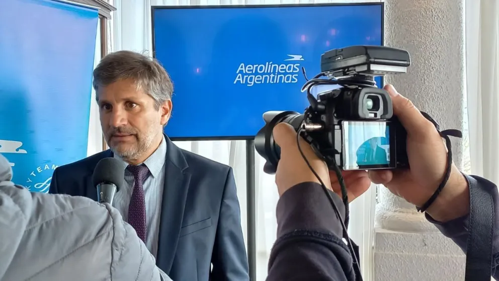 Ciano destacó la ruta que une Mar del Plata con Bariloche: “Ya hay vuelos completos”